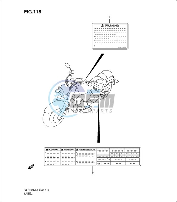 LABEL (VLR1800L1 E2)