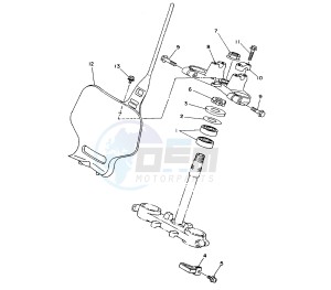 YZ LC-LW 80 drawing STEERING