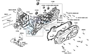 AGILITY FAT 50cc12 inch Netherlands drawing Crank Case