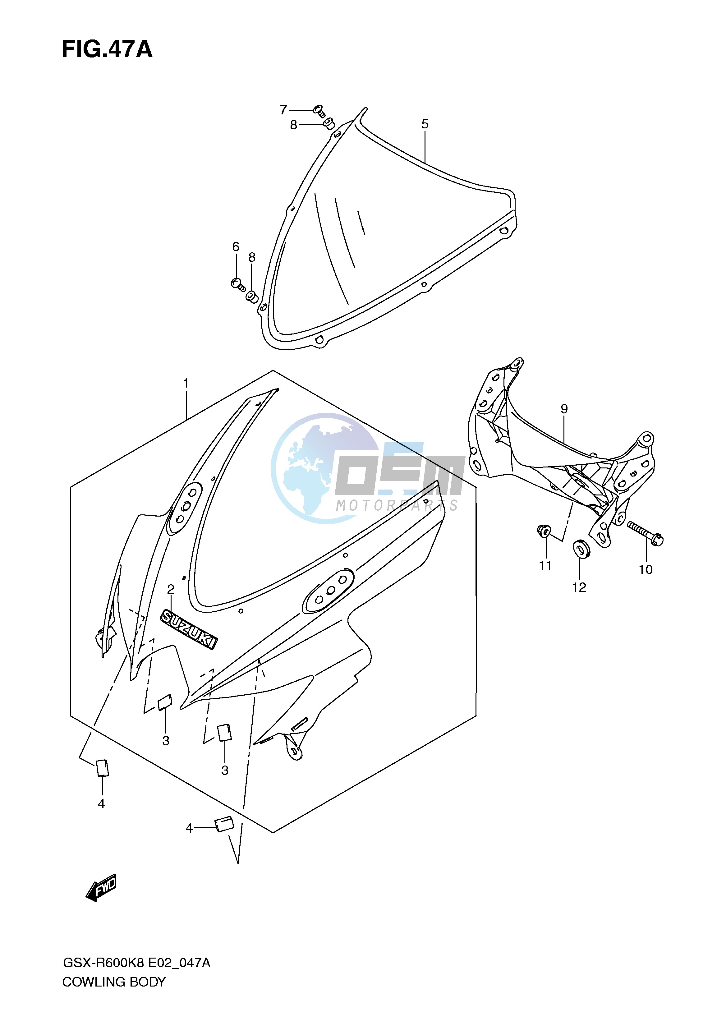 COWLING BODY (MODEL K9)