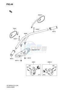 VZ1600 (E19) drawing HANDLEBAR