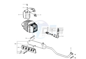 CIAO EURO2 50 drawing Silencer