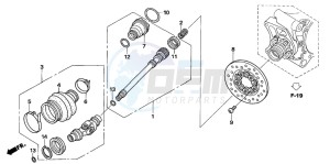 TRX680FA drawing PROPELLER SHAFT