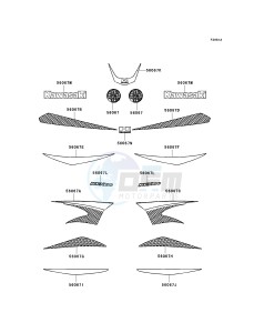 KSF 90 A [KFX90] (A7F-A9S) A7F drawing DECALS-- WHITE- --- A7F- -