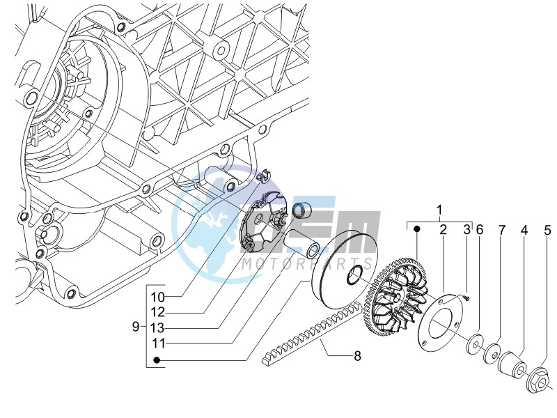 Driving pulley