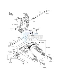 NINJA_ZX-6R ZX636EEF FR GB XX (EU ME A(FRICA) drawing Swingarm