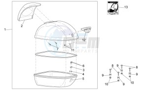 Scarabeo 100 4T e3 drawing Top box