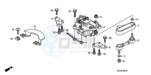 CBR600RAA BR / ABS - (BR / ABS) drawing STEERING DAMPER