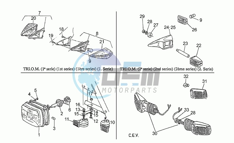 Headlight-turn signal