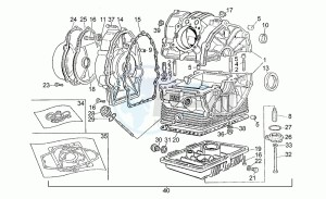 V 35 350 Florida Florida drawing Crankcase