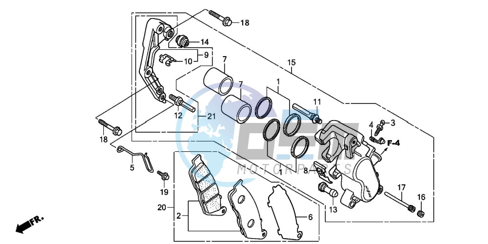 FRONT BRAKE CALIPER