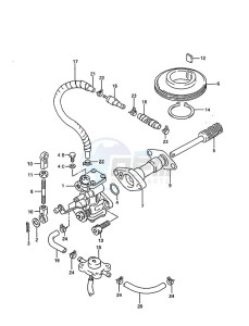 DT 85 drawing Oil Pump (1995 to 2000)