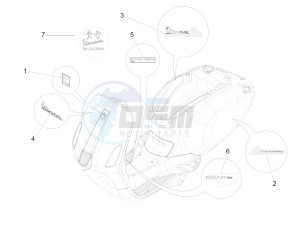 150 4T 3V ie Primavera (APAC, LATAM) (AU, S.A., TH, TN, VT) drawing Plates - Emblems