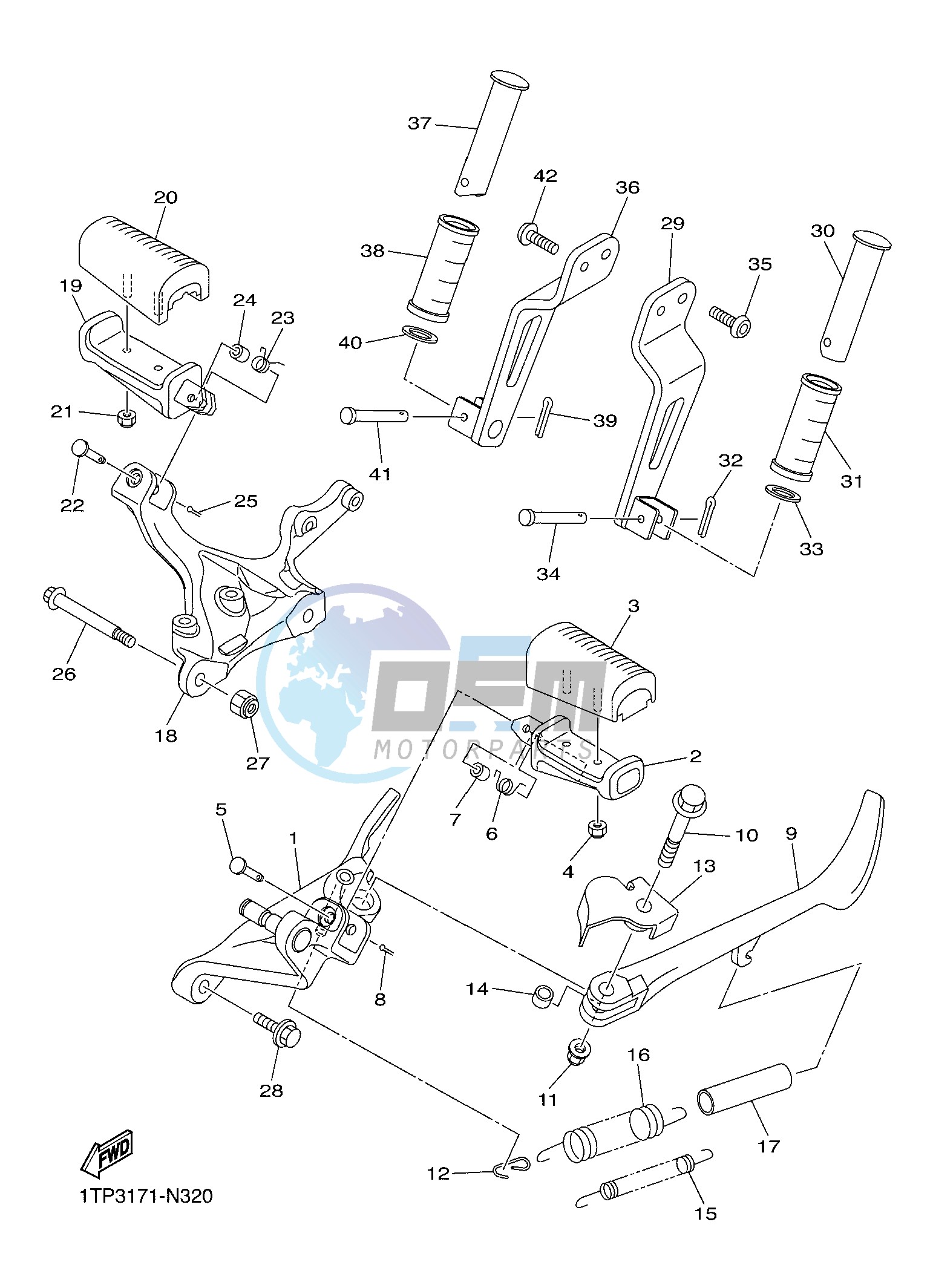 STAND & FOOTREST