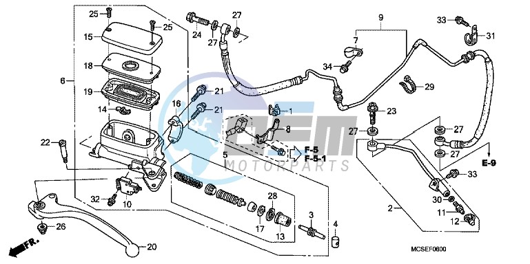 CLUTCH MASTER CYLINDER