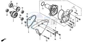 VT1100D2 drawing WATER PUMP