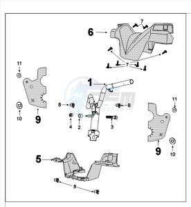 CITYSTAR 125 AC drawing HANDLEBAR ROD