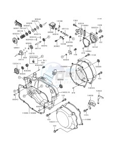 KX 250 H [KX250] (H1-H2) [KX250] drawing ENGINE COVER