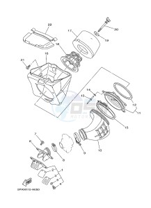 YZ85LW (1SN7 1SN9 1SP7 1SP9) drawing INTAKE