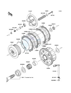 Z750 ZR750-J2H FR GB XX (EU ME A(FRICA) drawing Clutch