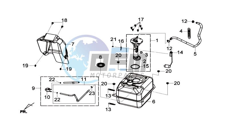 FUEL TANK - FUEL CUT