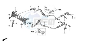 VFR800A drawing OIL COOLER