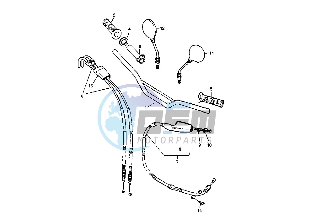 STEERING HANDLE -CABLE