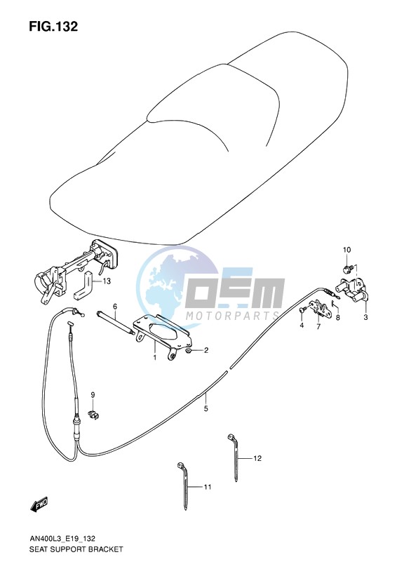 SEAT SUPPORT BRACKET