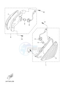 YN50 OVETTO (2APG) drawing FLASHER LIGHT