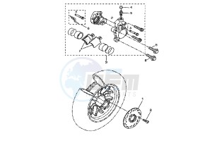 BW'S NAKED 50 drawing FRONT BRAKE CALIPER