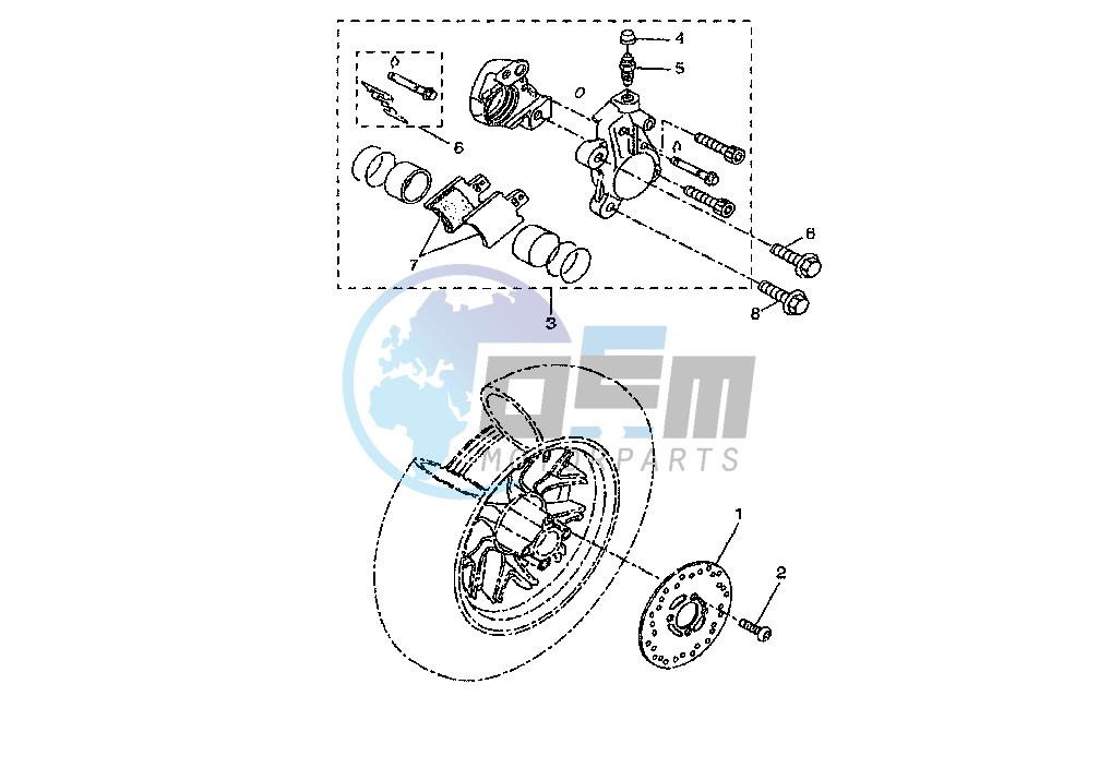 FRONT BRAKE CALIPER