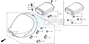 VT750C2 drawing SEAT