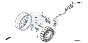 VFR1200FDC VFR1200F Dual Clutch E drawing GENERATOR