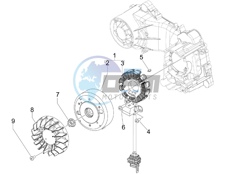 Flywheel magneto