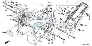 VFR1200XLF CrossTourer - VFR1200X 2ED - (2ED) drawing FRAME BODY