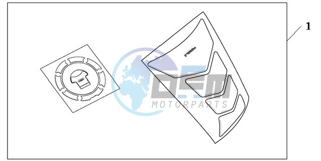 TANKPAD / FUEL LID COVER