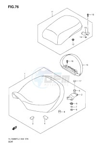 VL1500 BT drawing SEAT