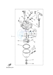 EF1000 84 (7DY3) drawing CARBURETOR