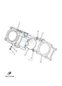 YFM450FWB KODIAK 450 (BJ5E) drawing CYLINDER