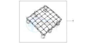 XL700V9 UK - (E / MKH SPC) drawing RUBBER NET A