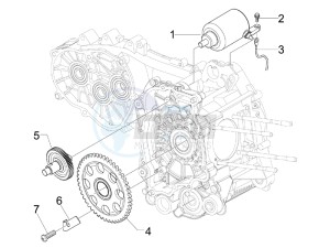 GTV 300 4T 4V ie (USA) USA drawing Starter - Electric starter