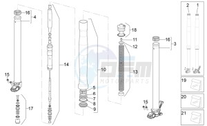 RXV-SXV 450-550 drawing Front fork I