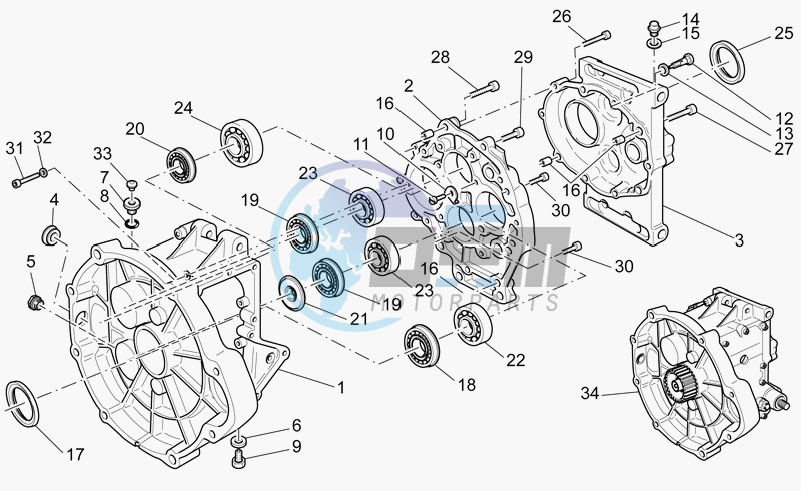 Transmission cage