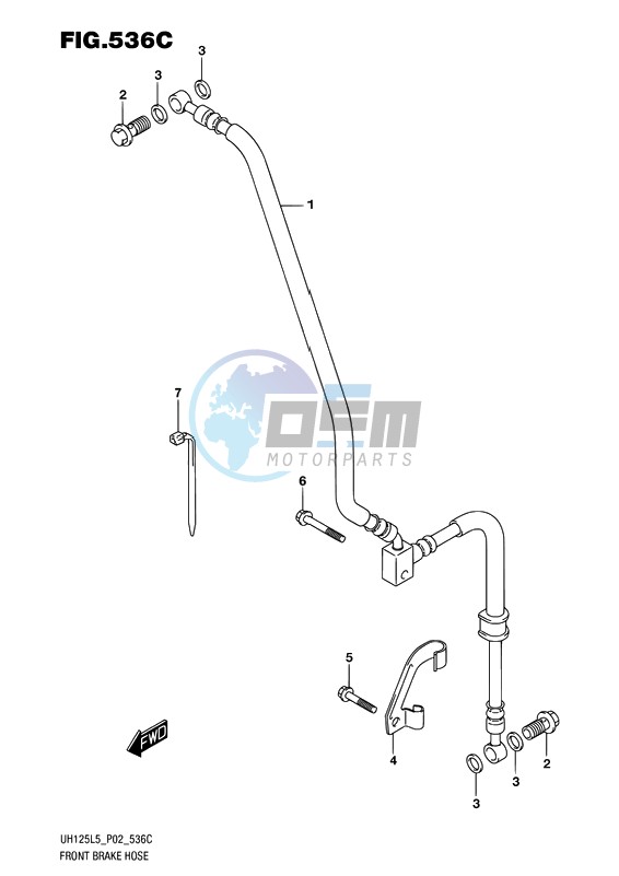 FRONT BRAKE HOSE