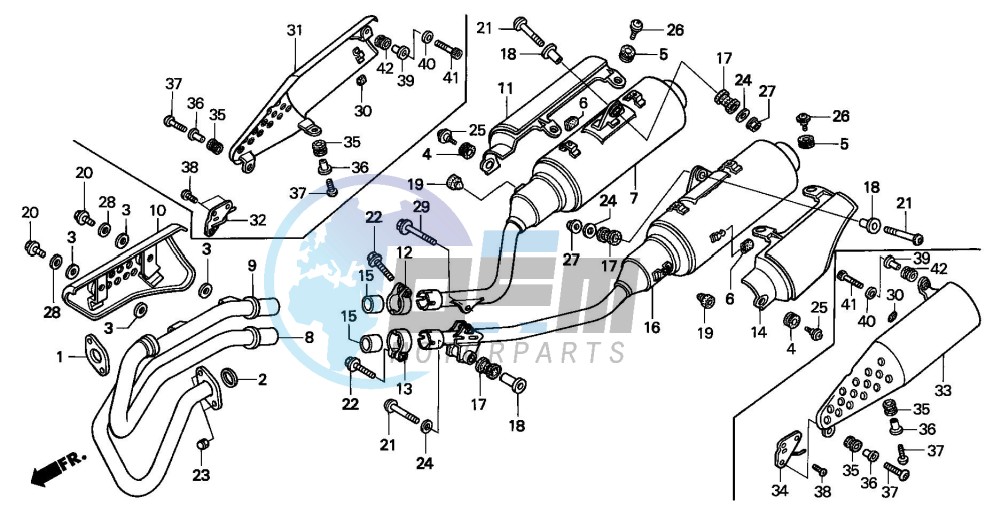 EXHAUST MUFFLER