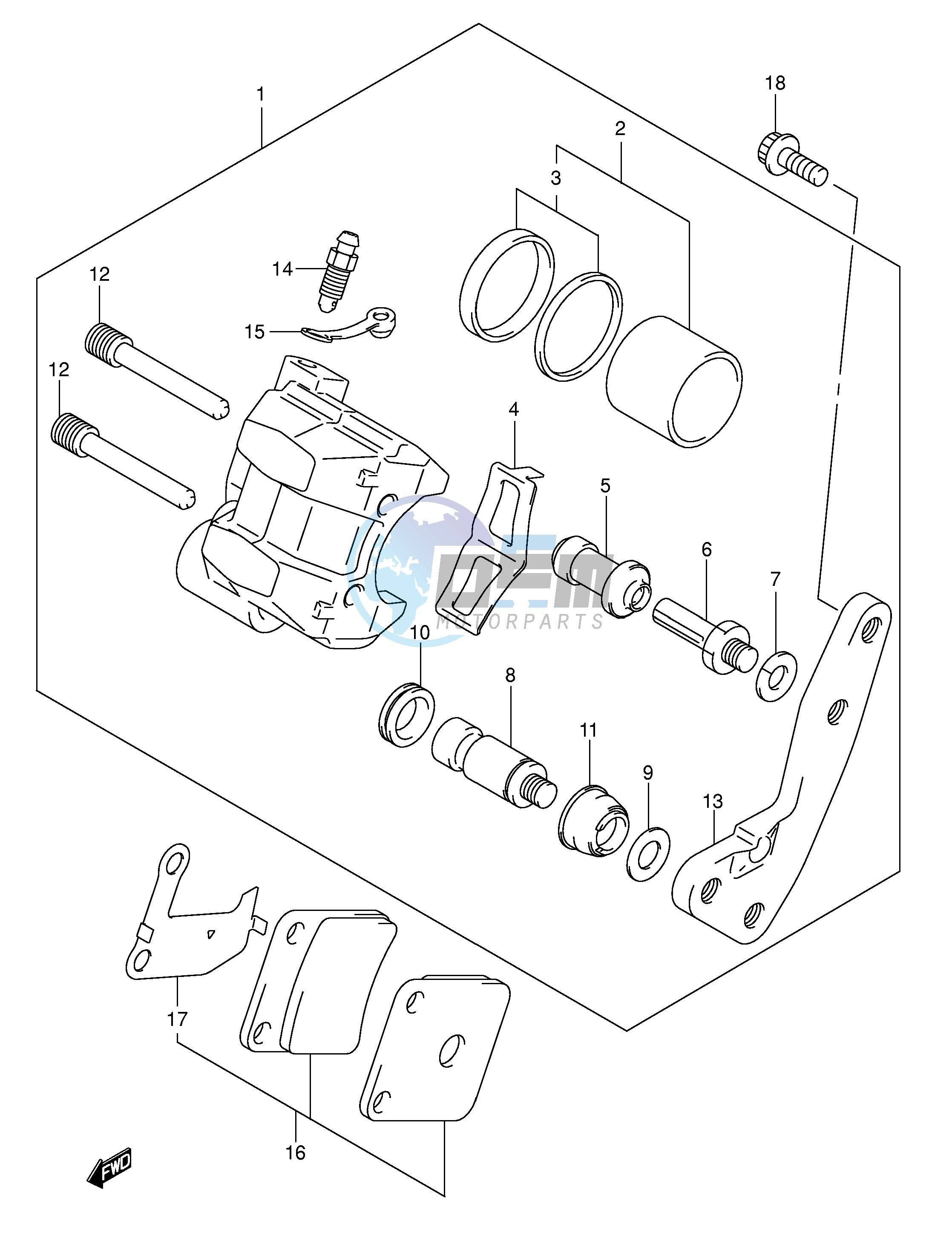 FRONT CALIPER