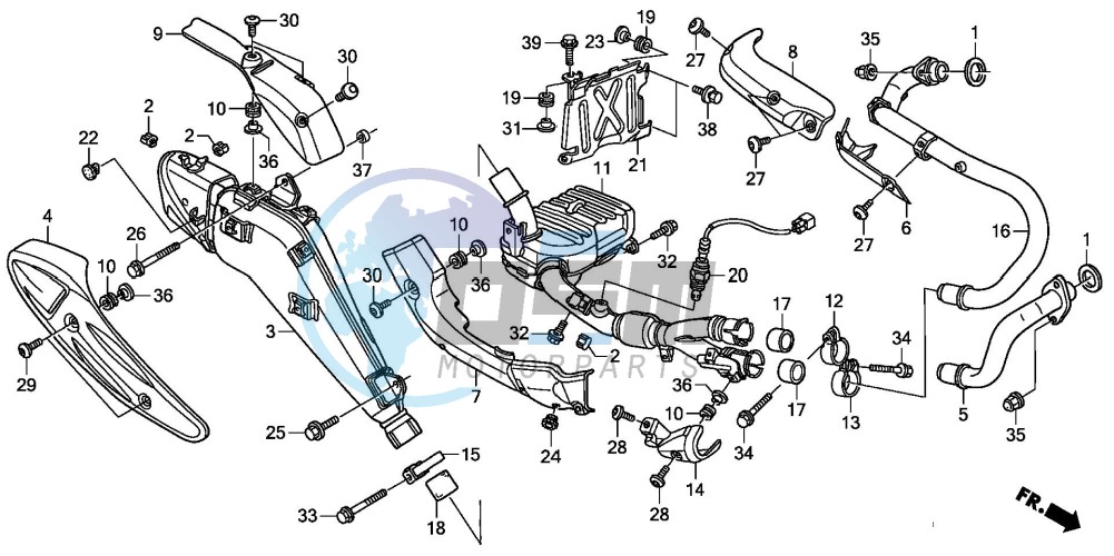 EXHAUST MUFFLER