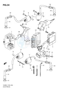 VL800 (E2) VOLUSIA drawing ELECTRICAL (VL800TL1 E24)