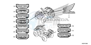 TRX420FE1H Europe Direct - (ED) drawing MARK/EMBLEM