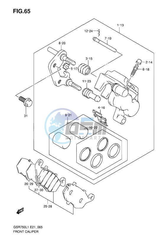 FRONT CALIPER